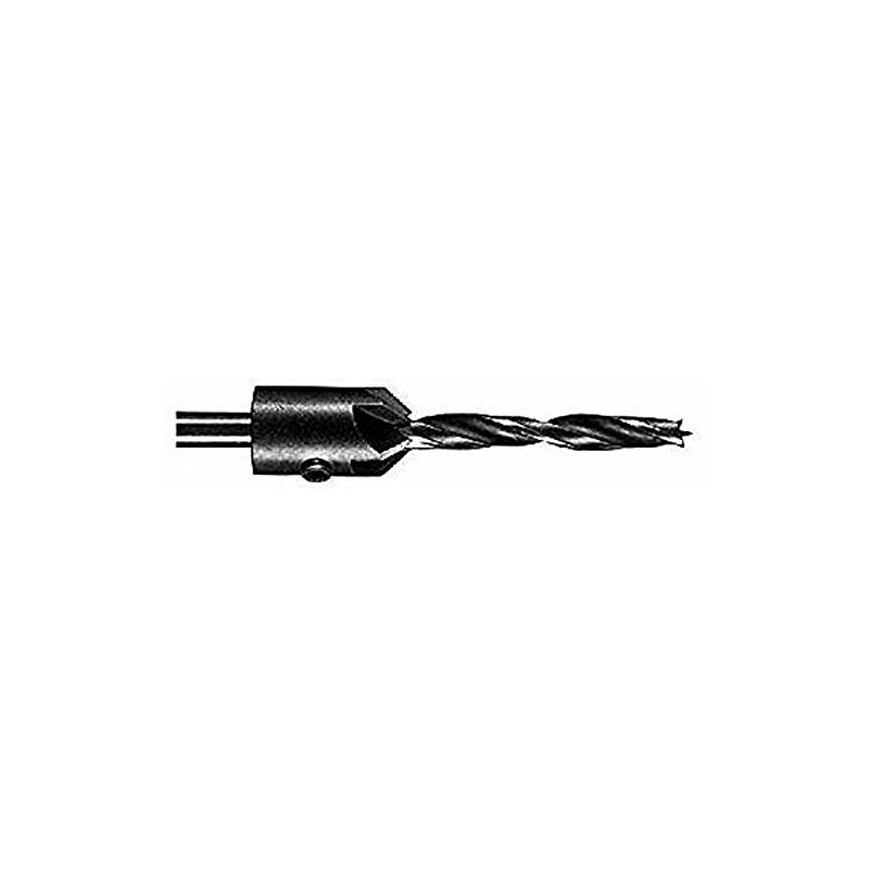 Image of Wood drill bit with countersink - drill bits (Drill, Twist drill bit, Wood, Cylindrical shank, Black, 40 x 17 x 165 mm) - Bosch