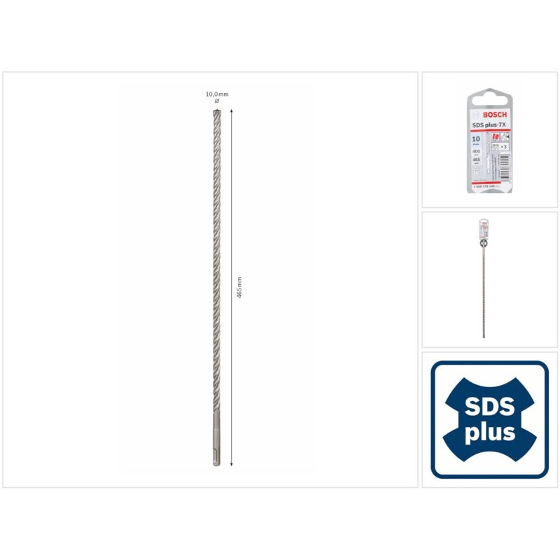 Sds Trapano Altro More-7X 10,0X400X465Mm Bosch