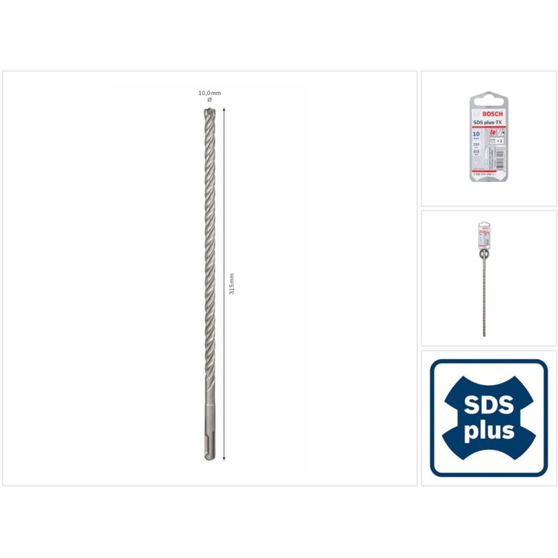 Sds Inoltre Trapano Più-7X 10X250X315Mm Bosch
