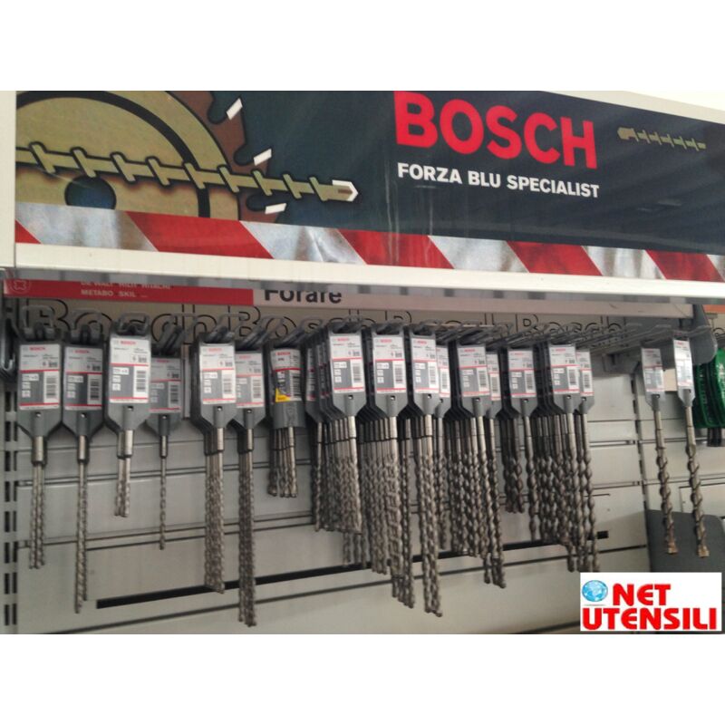 Bosch Punte Punta Sds Plus 7x Con 5 Taglienti Per Cemento Armato Muro Diametro