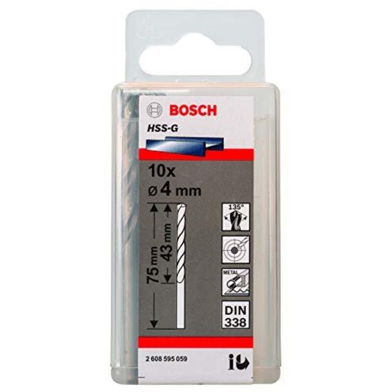 2 608 595 059 punta elicoidale 10 pezzo/i - Bosch