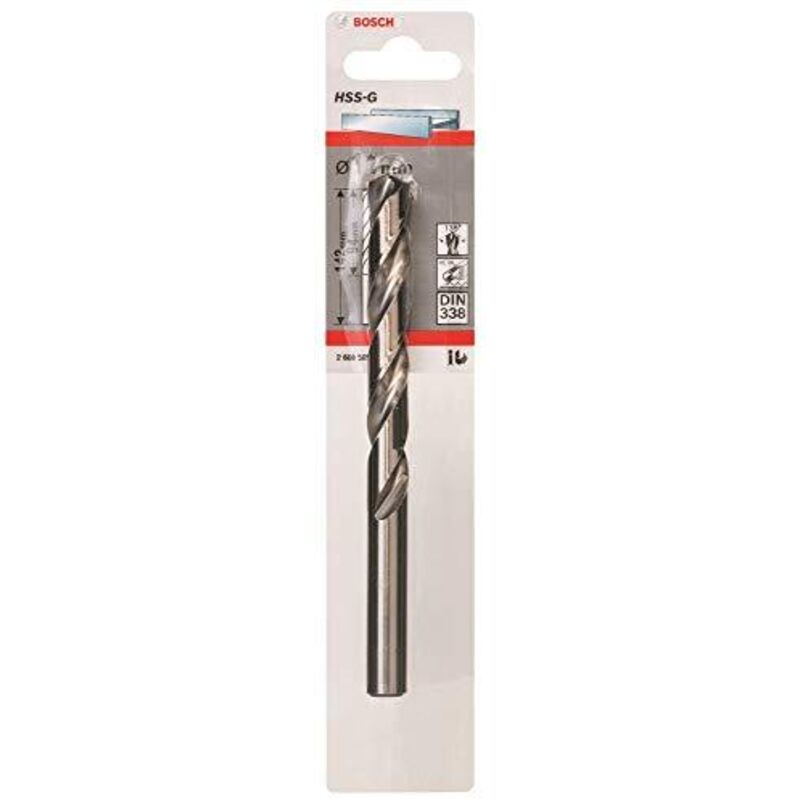 Bosch - hss-g - Punta per trapano - Trapano a rotazione - 11 mm - cilindrica - Lunghezza 142 mm