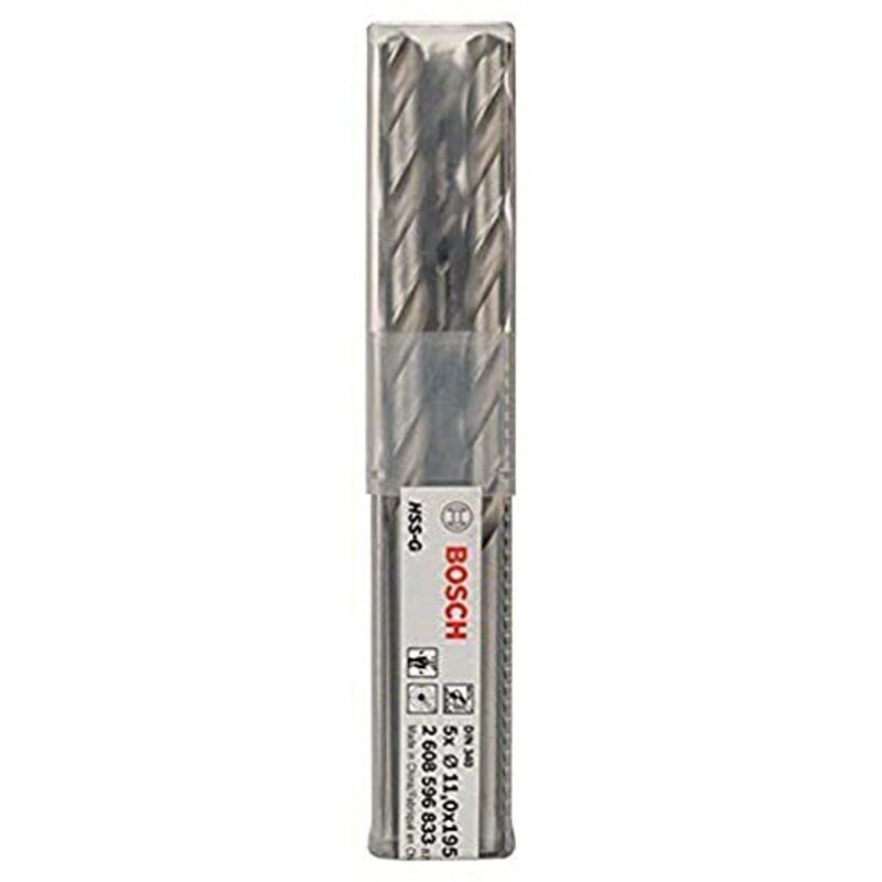 Bosch - Professional 5x hss-g Metal Drill Bit (ø 11 mm, Robust Line, Drill Accessories)
