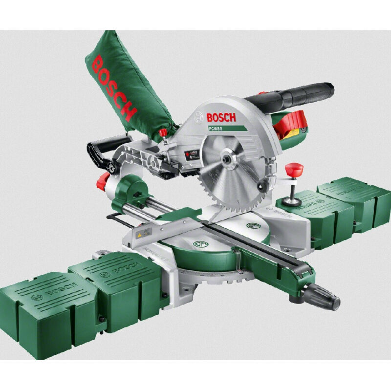 Bosch - Radialsäge Ø 216mm 1200W mit 4 Seitenauszügen - PCM 8S