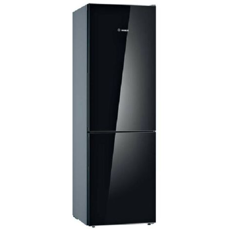 Bosch – Réfrigérateur combiné 60cm 308l lowfrost noir – Classe E – 39 dB – Compartiment VitaFresh – KGV36VBEAS
