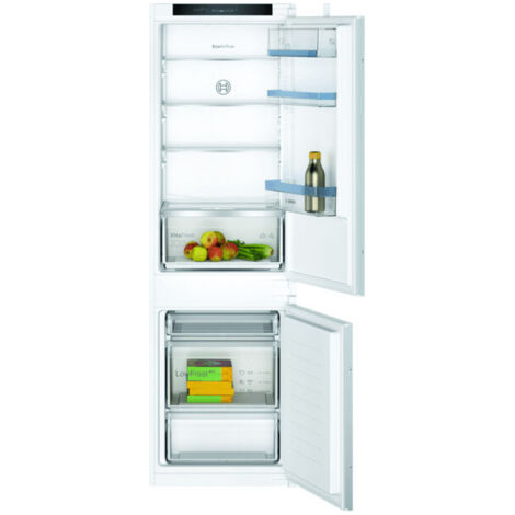 Bosch – Réfrigérateur combiné inversé 267L – Congélateur 84L – Classe E – 35 dB – Dimensions 177.2x54.1x54.8 cm – Technologie LowFrost - KIV86VSE0