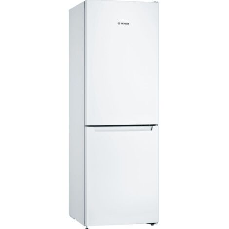Bosch – Réfrigérateur combiné 60cm 279l no frost – Ventilé – Classe E – 42 dB – 3 tiroirs congélateur – KGN33NWEB