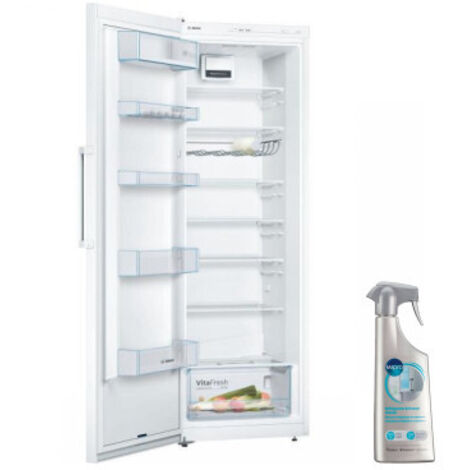 BOSCH Réfrigérateur Frigo simple porte blanc 324L Froid Brassé PowerVentilation