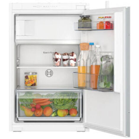 Bosch – Réfrigérateur intégrable 1 porte 119L – KIL22NSE0 – Froid brassé et statique – Classe E – 35 dB – Éclairage LED – Étagères réglables