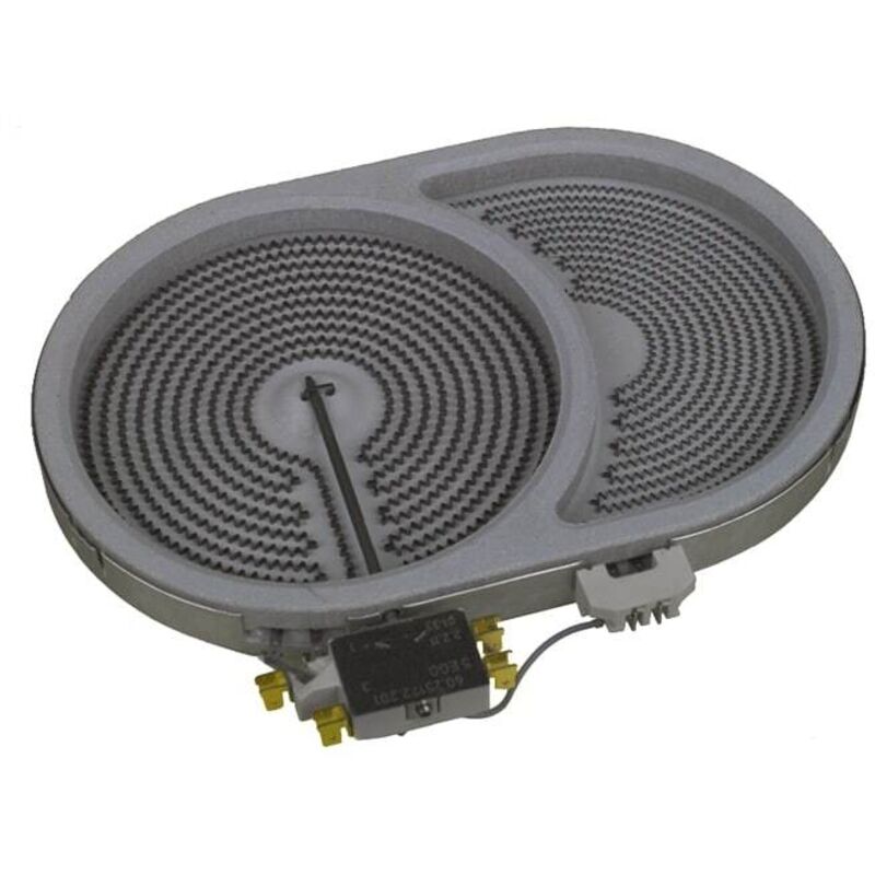 Bosch - riscaldatore radiante 260x165mm 2400/1600w 230v ovale per piano cottura in vetroceramica - 00648582 - 5401101525877