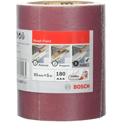 Bosch – Rotolo Rosso 93 mmx5 m K180, 2609256b77