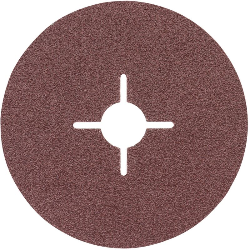 50x disques abrasifs sur fibres Expert for Metal corindon 125 mm 22 mm 80 - 2608605477 - Bosch