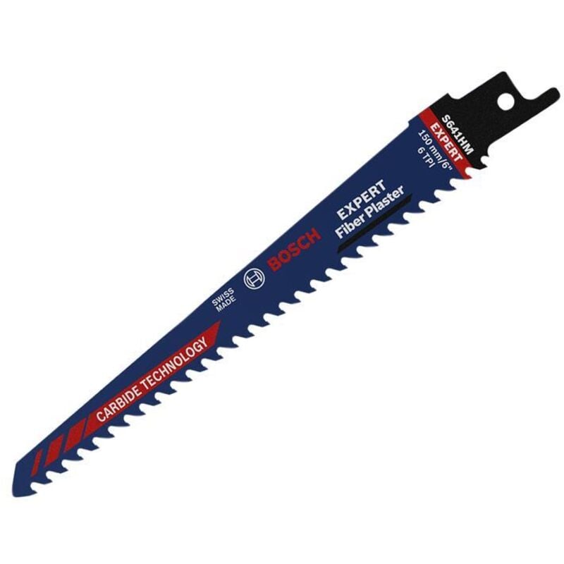 2608900407 expert Fibre Plaster S641HM Reciprocating Blade 150mm x 6 tpi BPAS641HM - Bosch