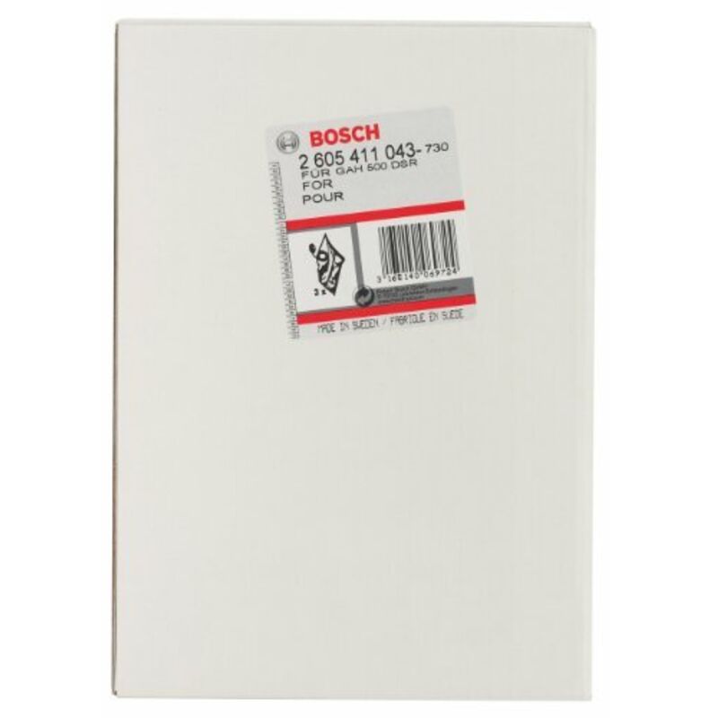 Bosch 2 605 411 043 -de sacchetto per la polvere in pile - für GAH 500 DSR (confezione de 3)
