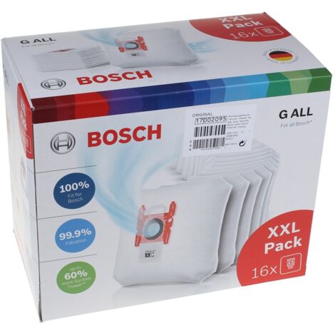 Bosch - sacco vuoto detergente g all xxl pack 16 pezzi - 17002095 - 4242005076581