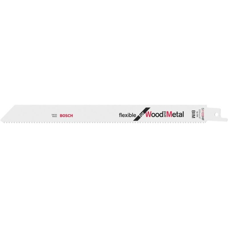 Image of Säbelsägeblatt s 1122 hf, Flexible for Wood and Metal, 25er-Pack - Bosch