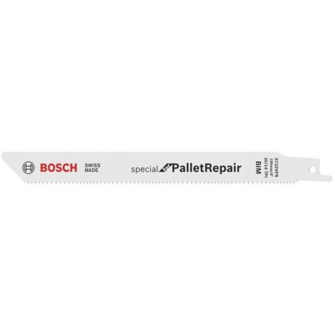 Bosch Säbelsägeblatt S 722 VFR, Special for Pallet Repair, 190 mm, 0,9 mm 5 Stk