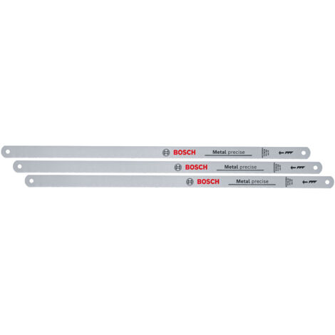 BOSCH Sägeblätter für Bügelsäge, 1600A032UM, 300 mm, 24 TPI, 3 Stück