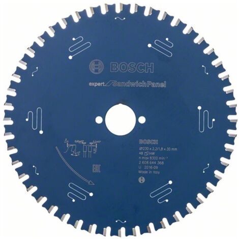 Bosch Sägeblatt 230x2,2x30,0 Z48 Expert for SandwichPanel 2608644368