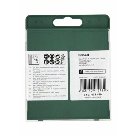 Bosch Sägeblattkassette Holz/Metall/Kunststoff (U-Schaft), 10-teilig