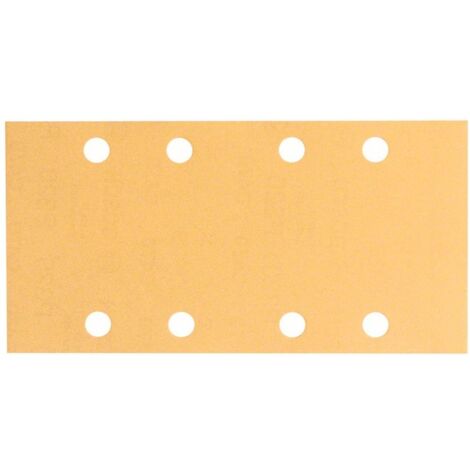 Bosch Schleifblatt C470, 93 x 186 mm, 240, 8 Löcher, Klett, 50er-Pack