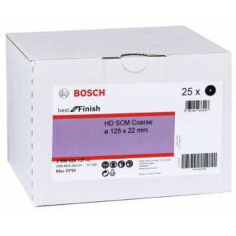 Bosch Schleifvlies SCM grob 125 mm 25 Stk