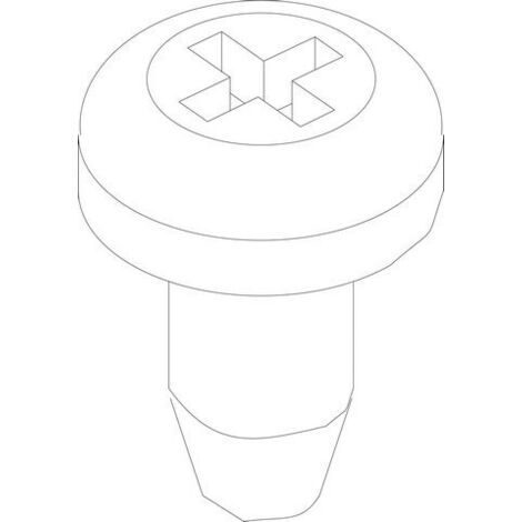 BOSCH Schraube 4,8x13 (10x) everp, 29106114320
