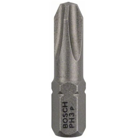 Bosch Schrauberbit Extra-Hart, PH 3, 25 mm, 25er-Pack