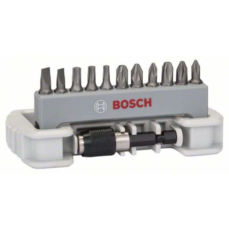 Bosch Schrauberbit-Set Extra-Hart 11-teilig PH PZ T, S 25 mm Bithalter