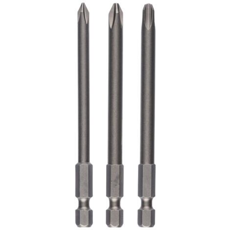 Bosch Schrauberbit-Set Extra-Hart, 3tlg. PH1, PH2, PH3, 152 mm - 2607001758