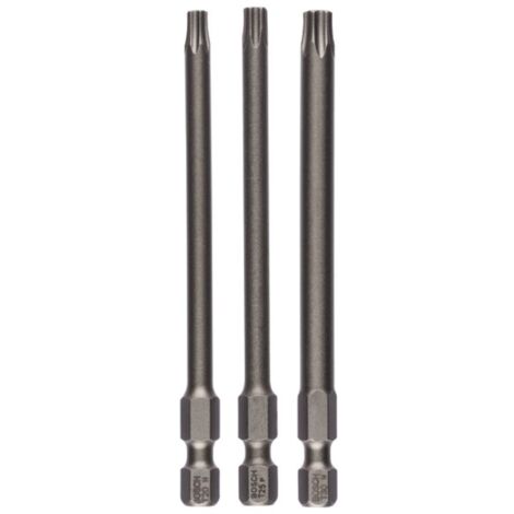 Bosch Schrauberbit-Set Extra-Hart, T20, T25, T30, 89 mm