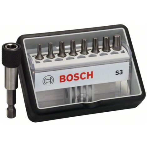 Bosch Schrauberbit-Set Robust Line S Extra-Hart 8 + 1-teilig 25 mm Torx