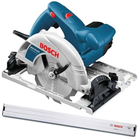 Bosch Scie Circulaire O165mm 1350w Gks55gce Rail Fsn1600 0601682103 Boschgks55gcerail