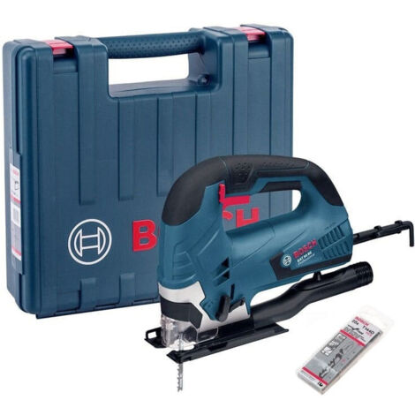 Bosch – Scie sauteuse 650W – Vitesse réglable 500-3100 courses/min – Capacité de coupe bois 90mm – Poignée ergonomique Softgrip - Gst90Be