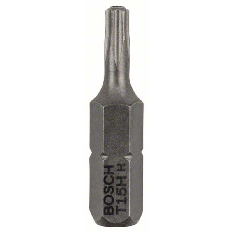 Bosch - 2x Security-torx-schrauberbit Extra-hart, T15h, 25 Mm - 2608522010