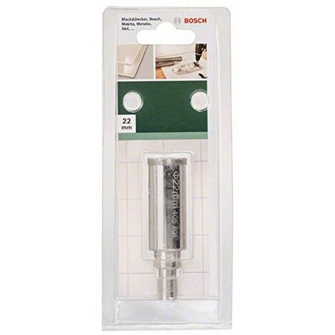 BOSCH - SEGA A TAZZA DIAMANTATA A UMIDOD. 22 MM