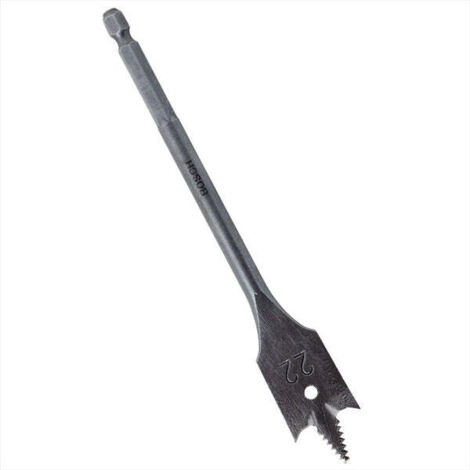 Bosch Self-Cut Flat Wood Drill Bit Hex Shank (22 x 152mm) 2608587578