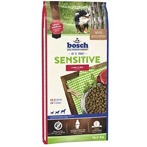 Bosch Sensitive Agnello Riso Cibo per Cani 15 kg
