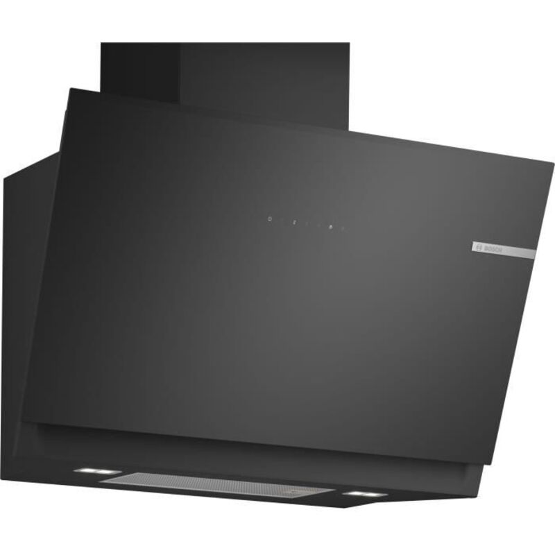 BOSCH SER6 DWK81AN60 Black Glass Inclined Wall Hood - Home Connect