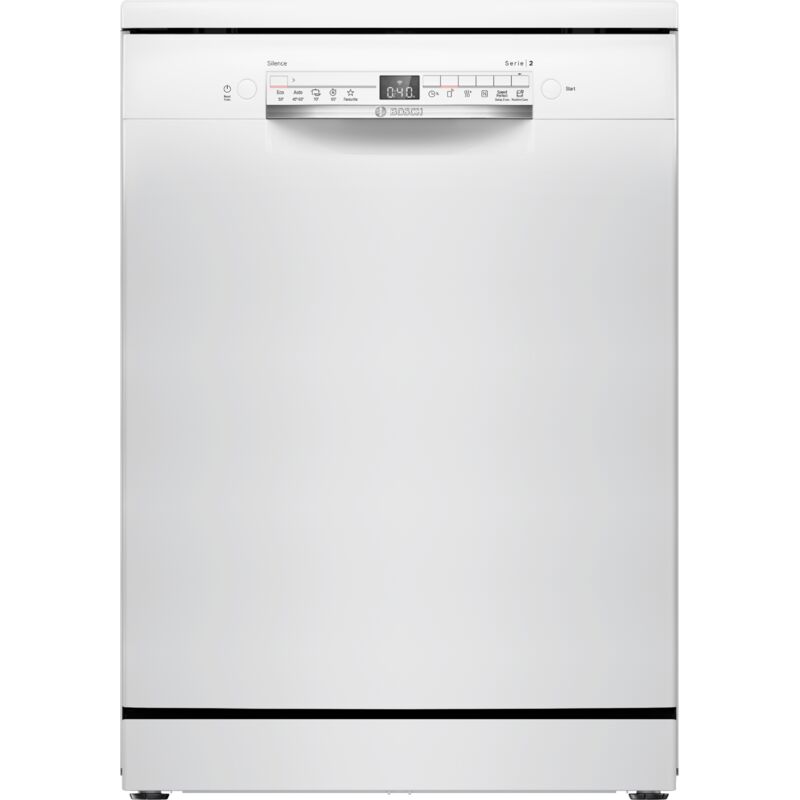 Bosch - Serie 2, Lavastoviglie a libera installazione, 60 cm, Bianco, SMS2ITW09E
