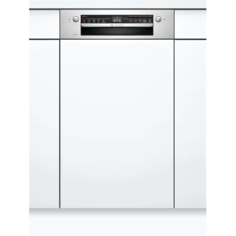 Bosch Serie 2, Teilintegrierter Geschirrspüler, 45 cm, Edelstahl, SPI2IKS10E