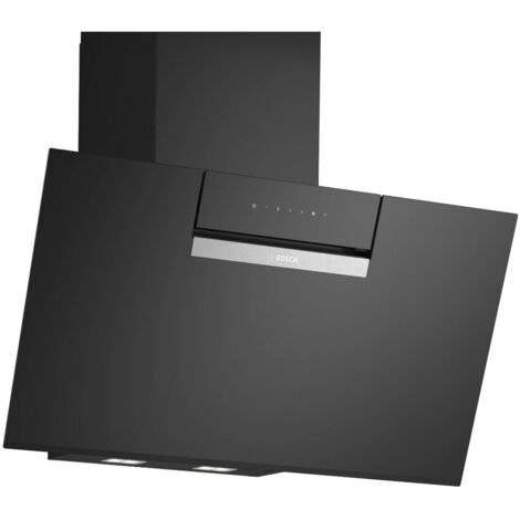 Bosch Serie 4, caldera mural, 80 cm, cristal transparente negro impreso, DWK87FN60