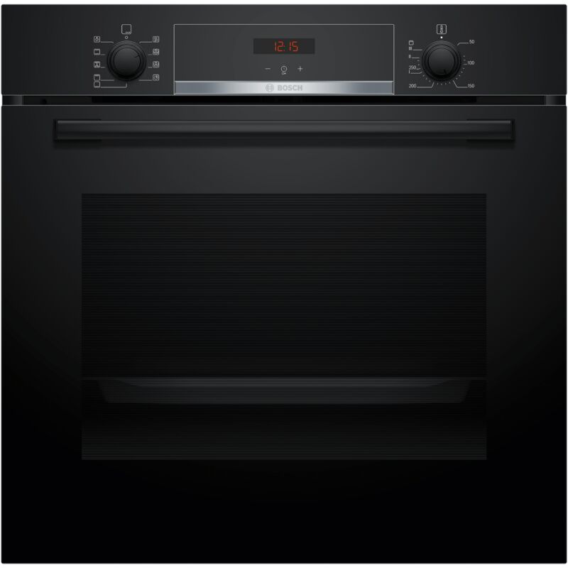 Bosch - HBA514BB3 Serie 4 - Forno da incasso (60 x 60 cm, control de display led, de aiuto alla pulizia idrolitica, aria calda 3D per una cottura