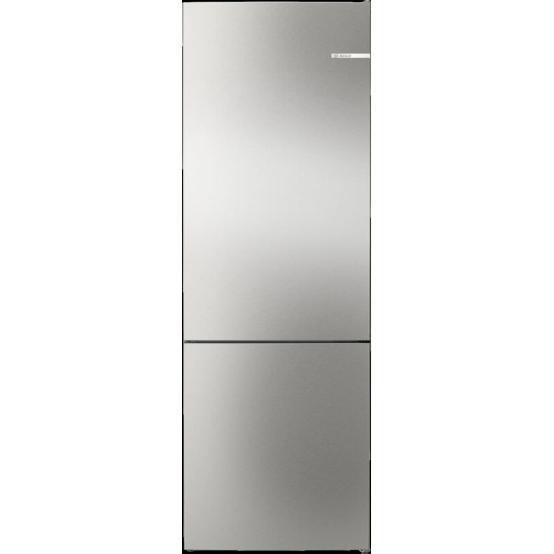 Bosch - Serie 4, Combinazione frigo-congelatore a libera installazione con scomparto congelatore inferiore, 203 x 70 cm, acciaio inox (con