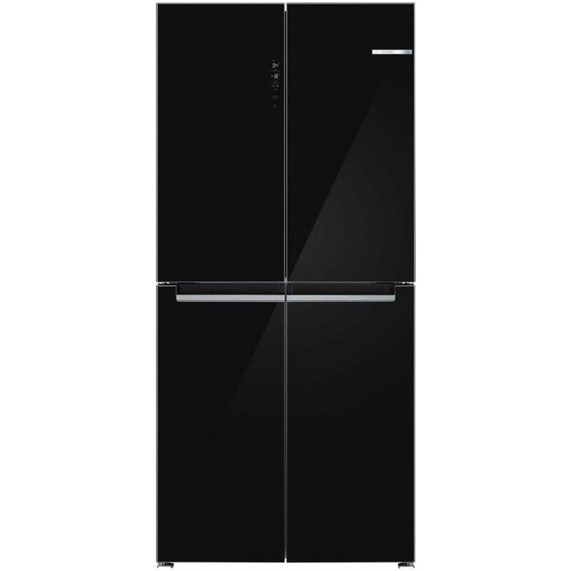 Bosch serie 4 kmc85lbea side-by-side refrigerator freestanding 547 l e black