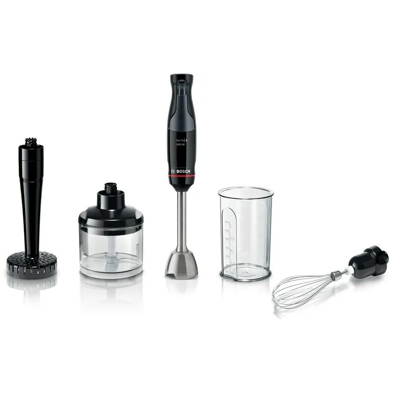 Bosch - Serie 4 MSM4B623 frullatore 0,6 l Frullatore ad immersione 1000 w Antracite, Trasparente