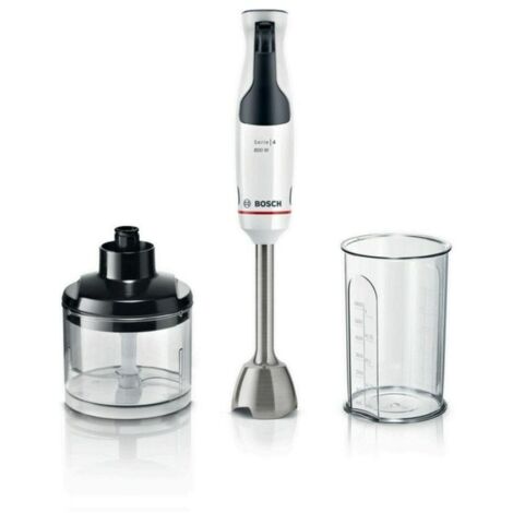 Bosch Serie 4 MSM4W420 blender 0,6 L Mixeur de cuisine 800 W Noir, Transparent, Blanc