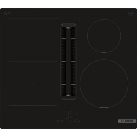 Bosch Serie 4 PVS611B16E Kochfeld Schwarz Integriert 59.2 cm Zonen-Induktionskochfeld 4 Zone(n) Integrierte Haube