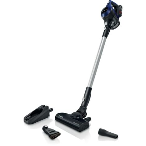 Bosch Serie 6 BCS611P4A Scopa elettrica ricaricabile Unlimited Blu. Tipo di prodotto: Scopa elettrica, Tipo di contenitore della polvere: Senza sacchetto, Colore del prodotto: Nero. Tipo di pulizia...