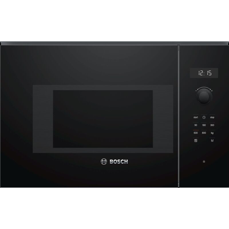 Bosch - Serie 6, microonde da incasso, 60 x 38 cm, nero, BFL524MB0